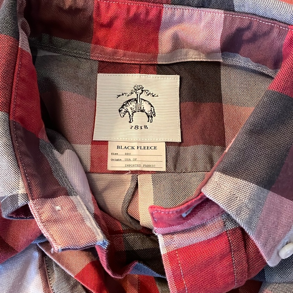 Brooks Brothers black fleece 1818 shirt
